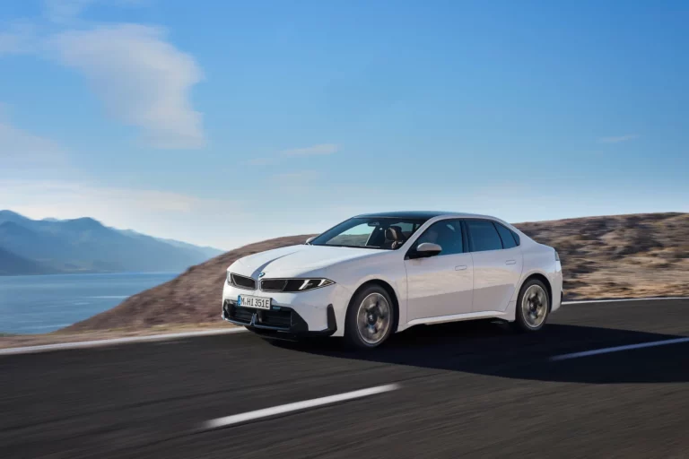 BMW i3 50 xDrive First Edition all-electric sedan ahead of its UK market launch.