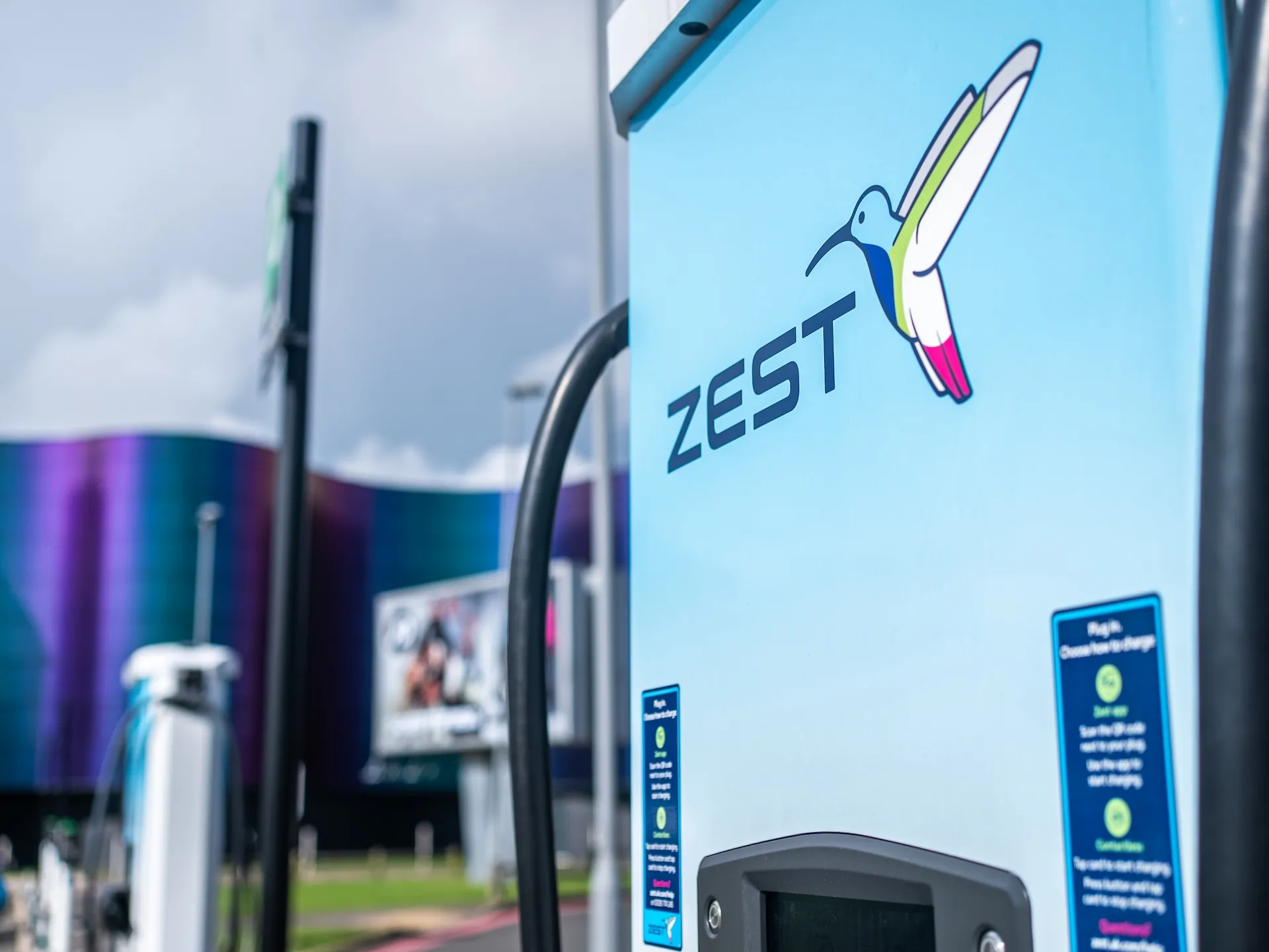 Zest public EV charging point
