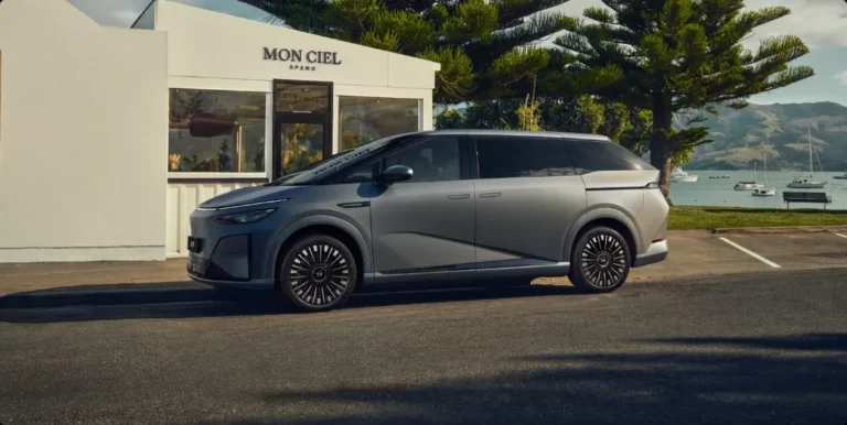 XPENG X9 electric seven-seater MPV, winner of range and charging results at the NAF El Prix Summer 2026 test