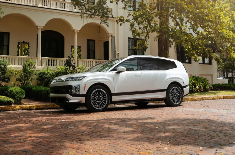 Hyundai IONIQ 9 Calligraphy three-row electric SUV, named NEMPA Best Winter EV of New England