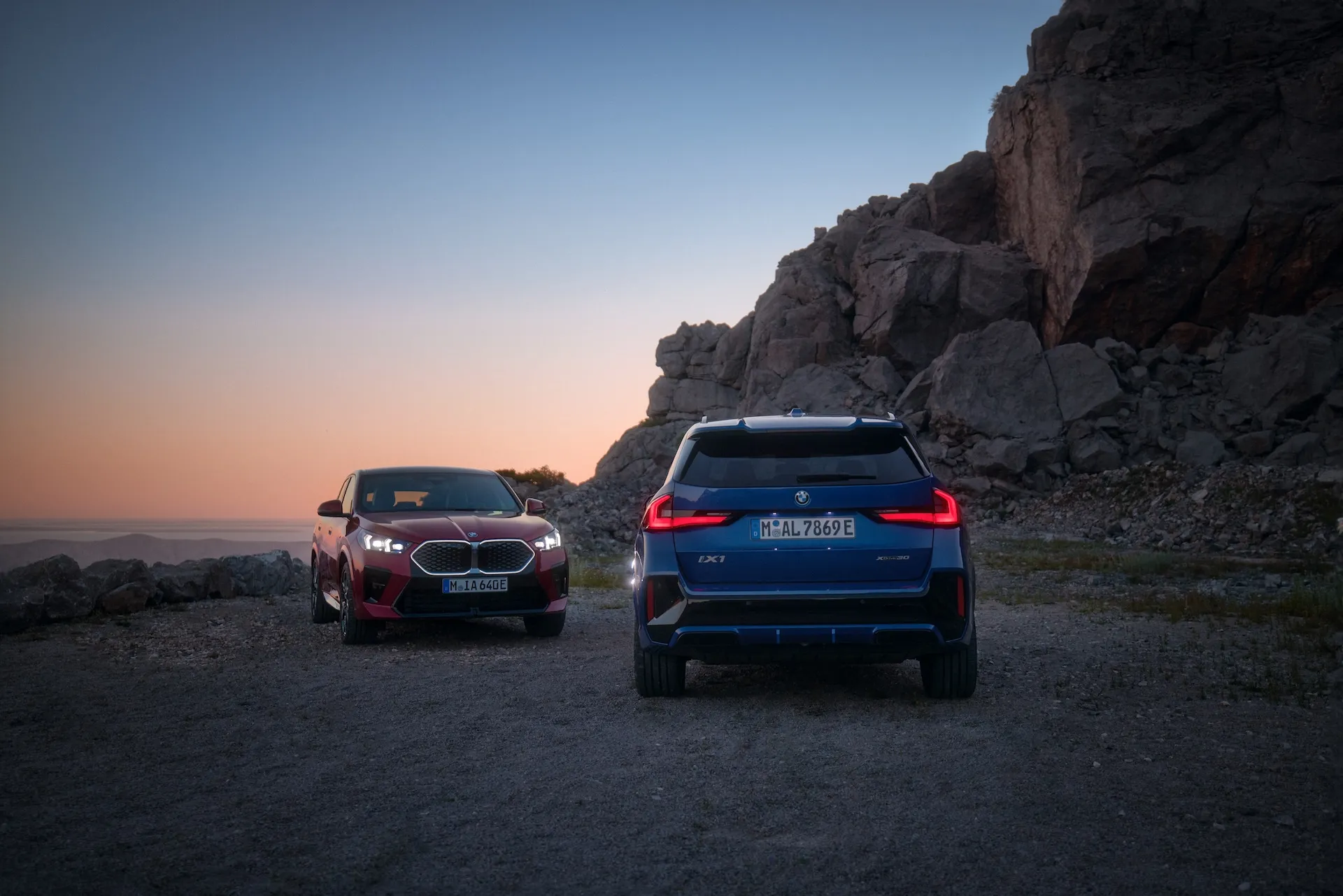 BMW iX1 and BMW iX2 electric SUVs qualifying for the UK's maximum £3,750 Electric Car Grant