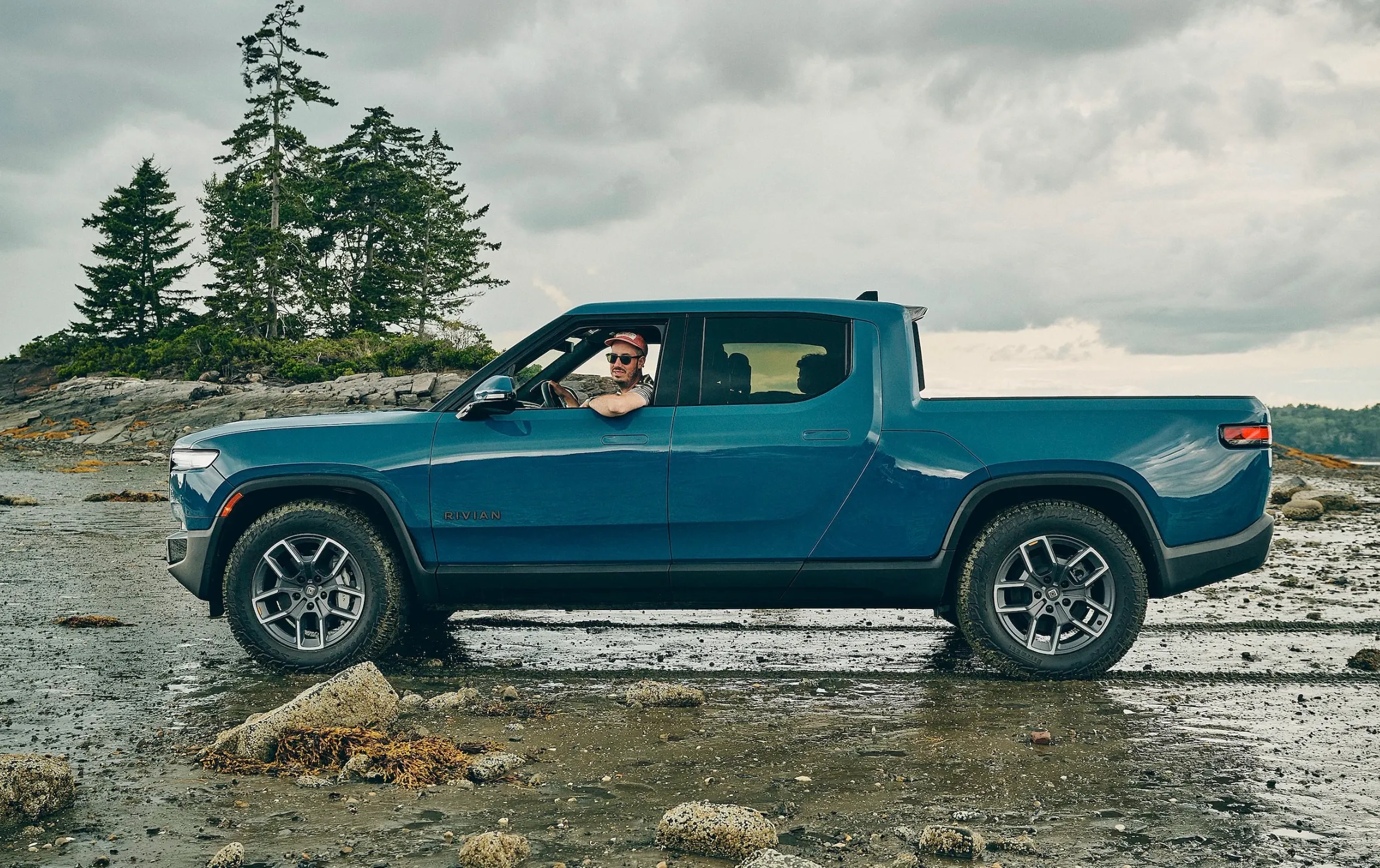 Rivian R1T electric pickup truck, named Edmunds' Top Rated Electric Truck for 2026