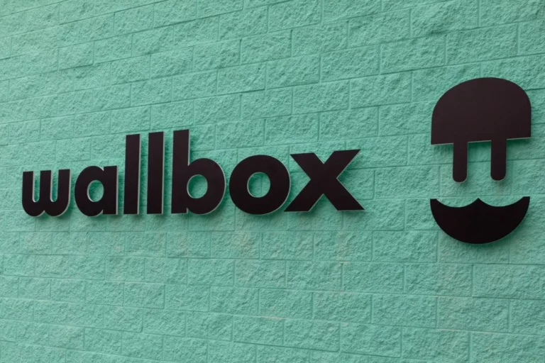 Wallbox logo, representing the EV charging company's Saudi Arabia deployment partnership with Turning Point Energy