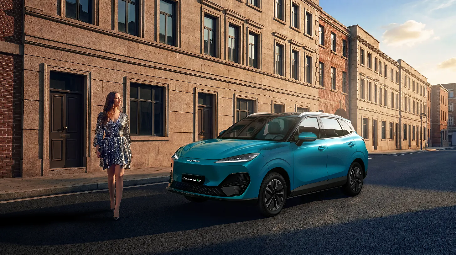 LEPAS L4 EV electric SUV from Chery Auto's global NEV lineup