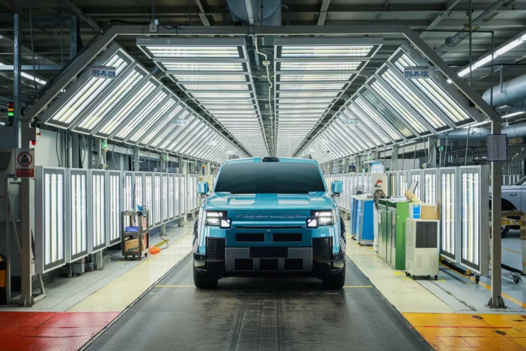 A Freelander 8 on the final assembly line at the Chery Jaguar Land Rover Changshu Manufacturing Base during the start of Freelander 8 mass production.