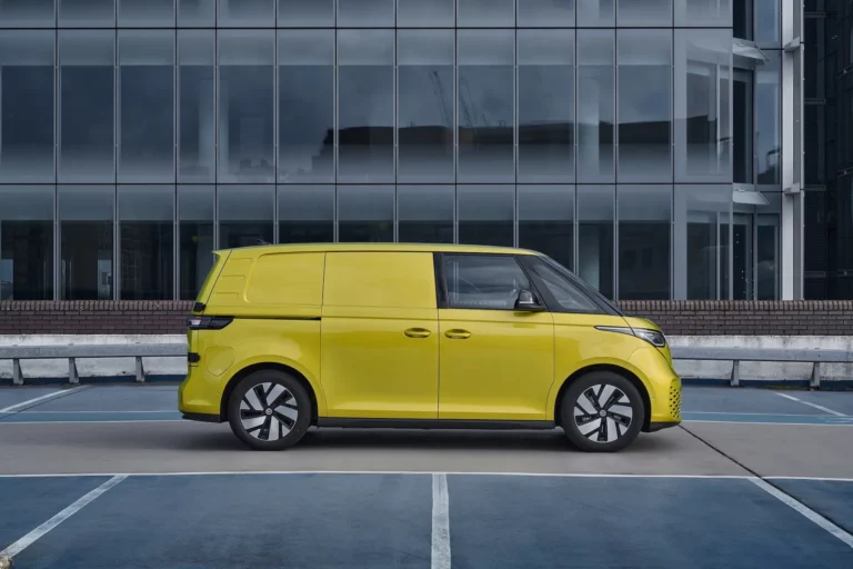 Volkswagen ID. Buzz Cargo 58kWh electric van, the variant gaining extended range, higher power output and vehicle-to-load capability