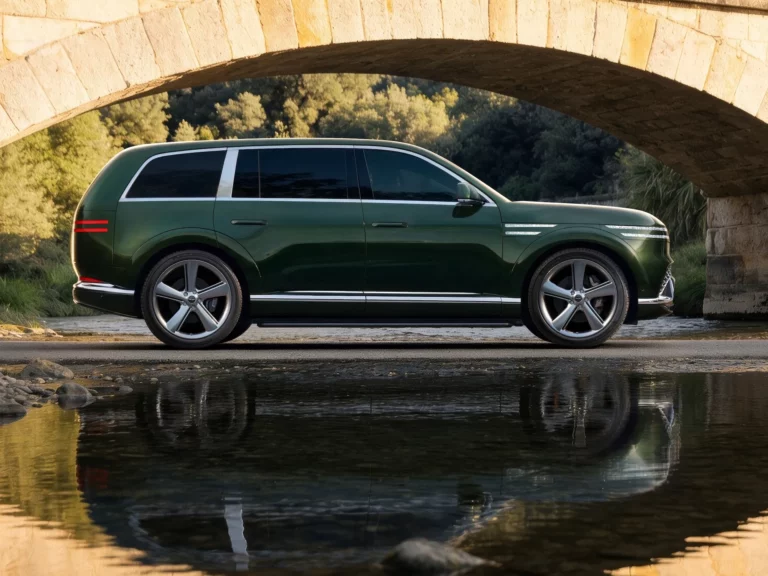 Genesis GV90 flagship electric SUV shown at its San Francisco debut