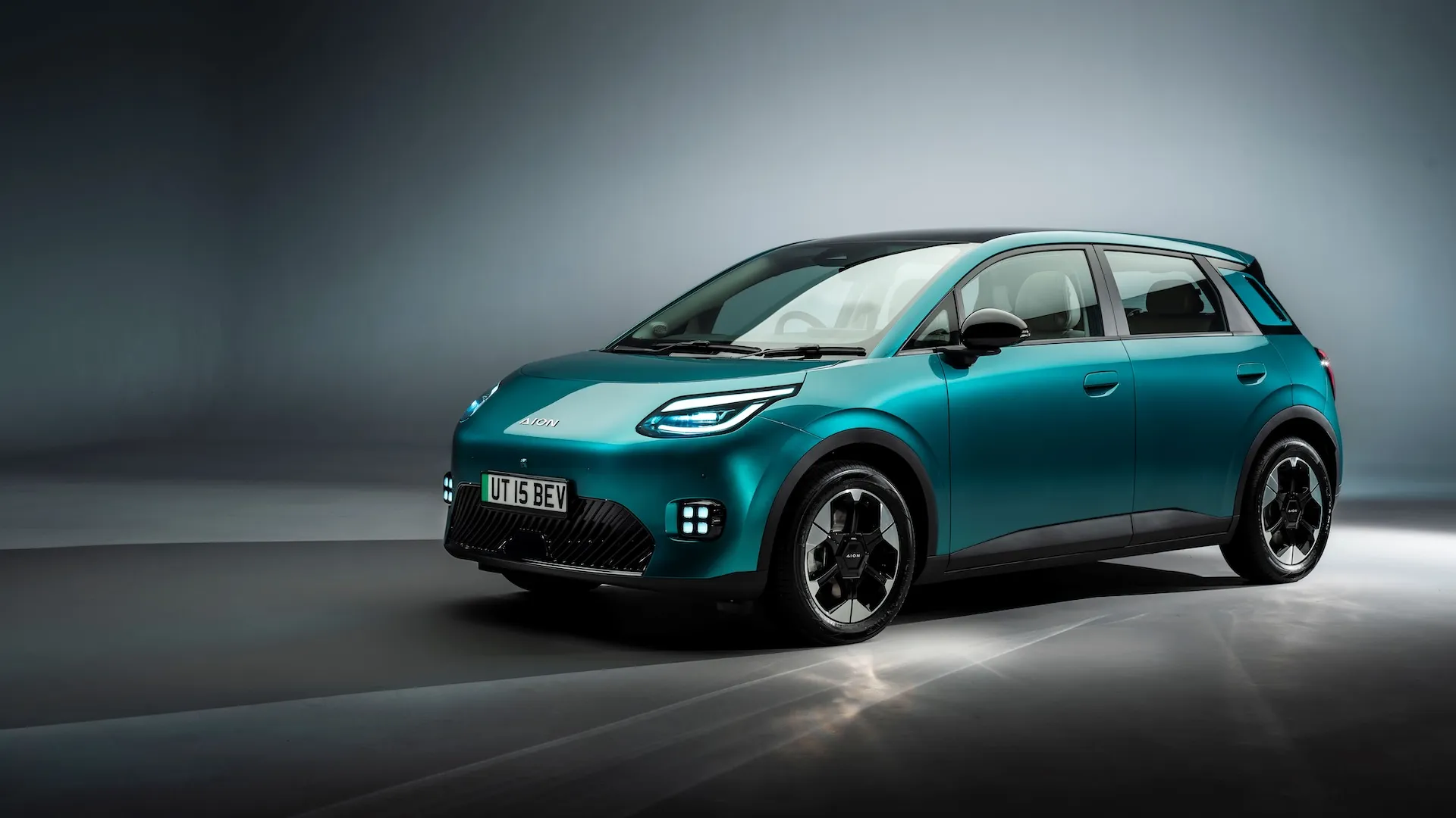AION UT electric hatchback, the B-segment model launching in the UK with 268 miles of range