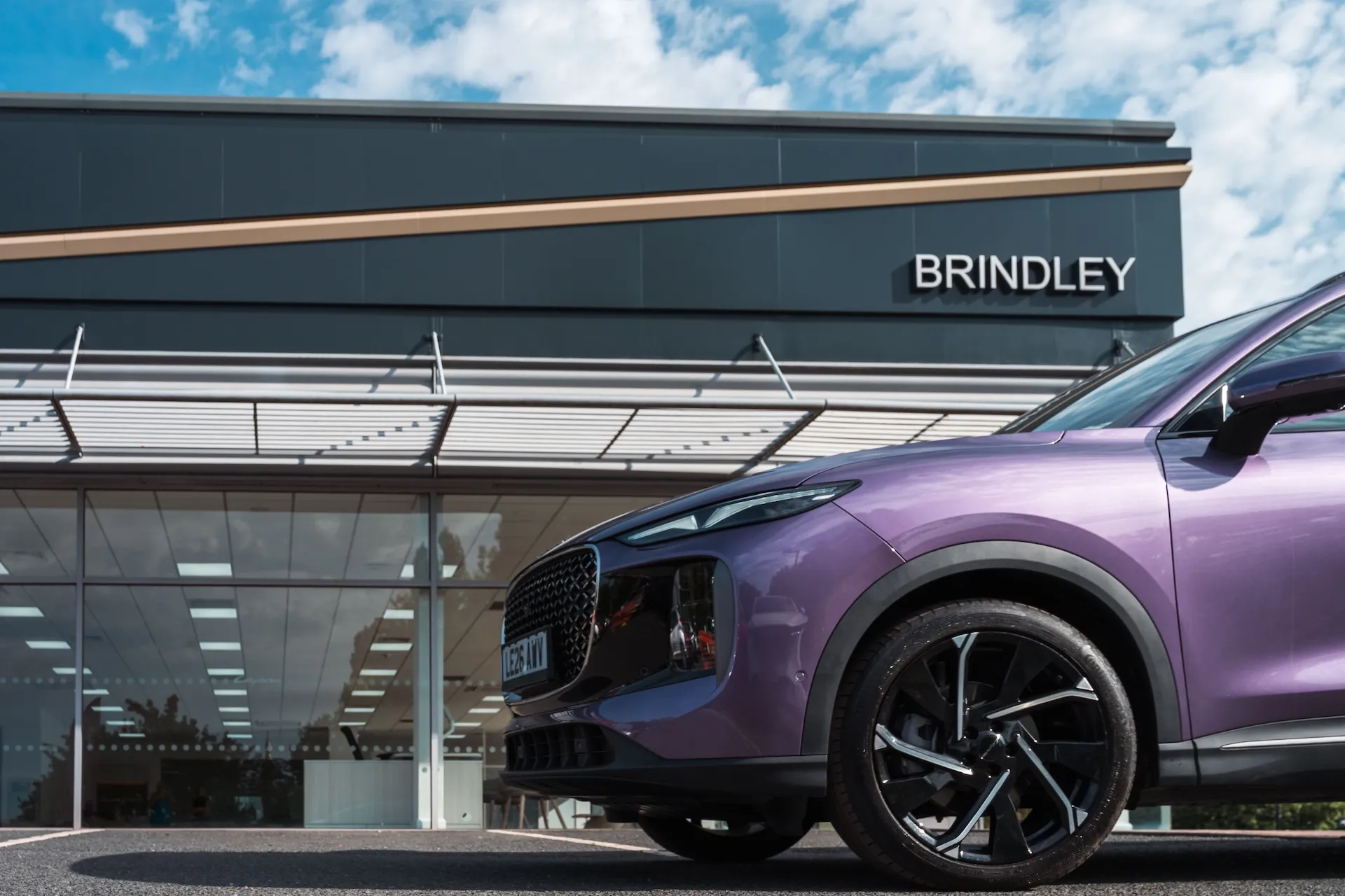 Brindley LEPAS dealership exterior in Wolverhampton, the first LEPAS UK dealership to open