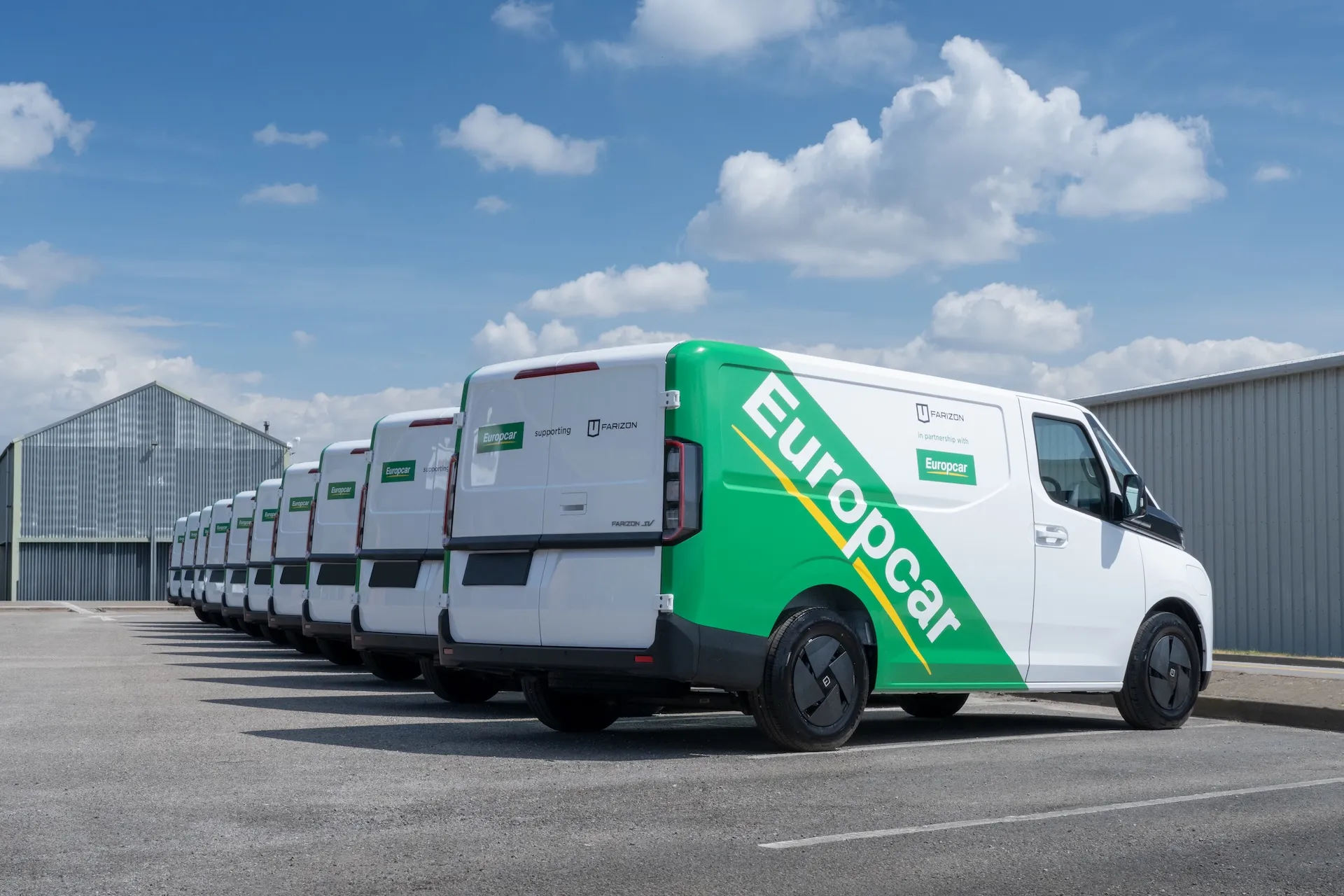 Farizon SV electric van supplied through the Farizon vehicle replacement service with Europcar Mobility Group UK