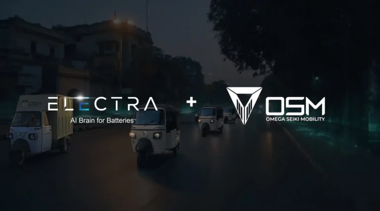 ELECTRA AI and Omega Seiki Mobility announce battery health intelligence partnership for electric vehicle fleet monitoring