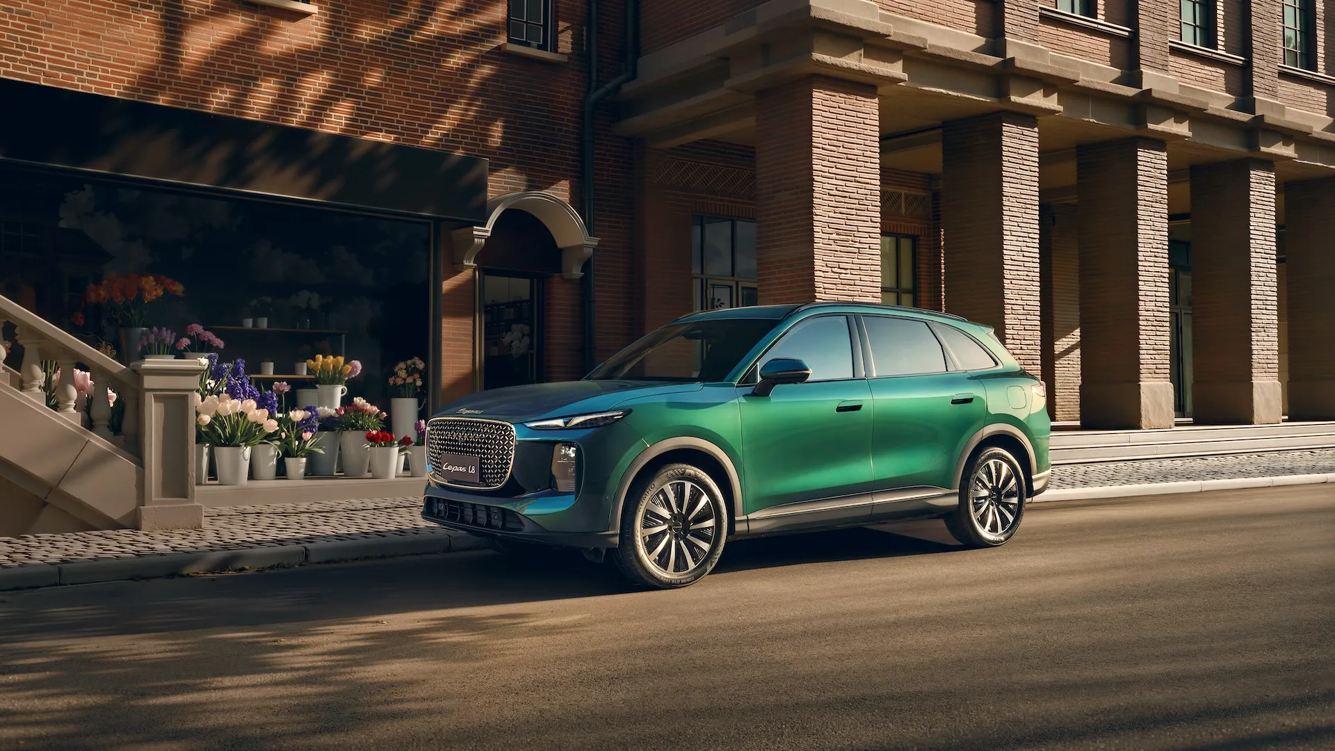 LEPAS L8 PHEV plug-in hybrid SUV, the brand's first new energy vehicle for European markets