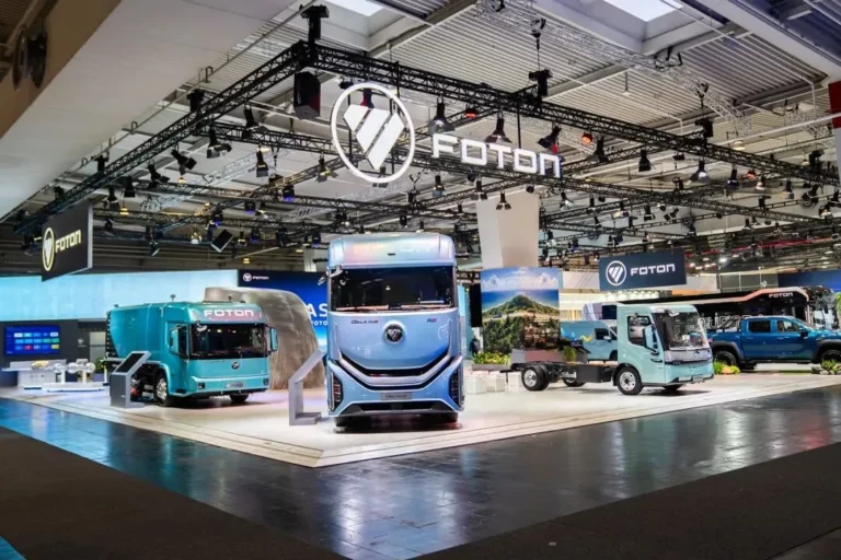 FOTON CAVAN BEACON zero-carbon heavy truck on display at IAA Transportation 2026 in Hannover