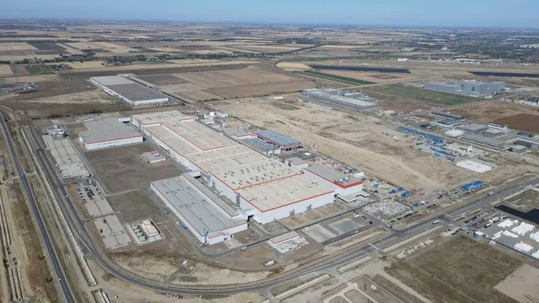 CATL Hungary battery plant in Debrecen, site of the company's new battery cell factory