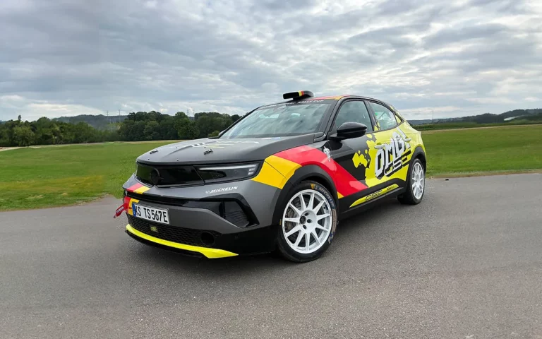 Opel Mokka GSE Rally electric rally car in the ADAC Opel GSE Rally Cup
