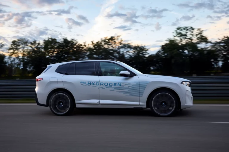 BMW iX5 Hydrogen prototype during real-world testing of the third-generation fuel cell drivetrain