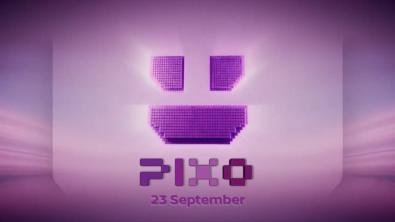 Nissan PIXO teaser image announcing the all-electric A-segment city car ahead of its September 23, 2026 reveal
