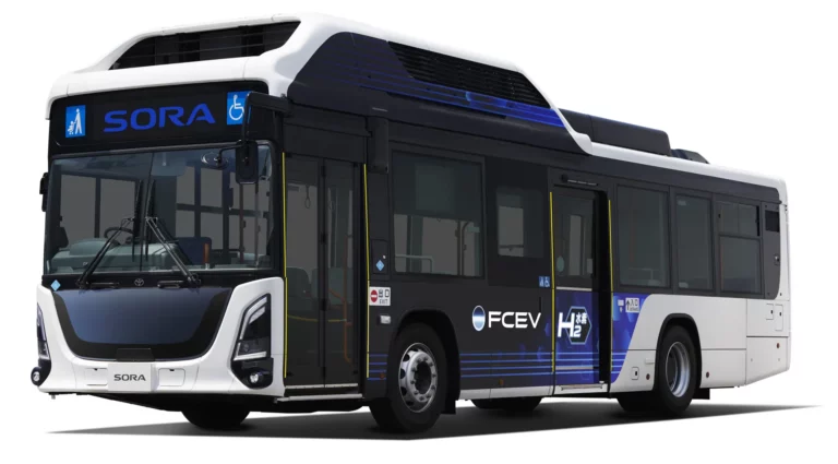 Toyota Launches Next-Generation Sora Fuel Cell Bus