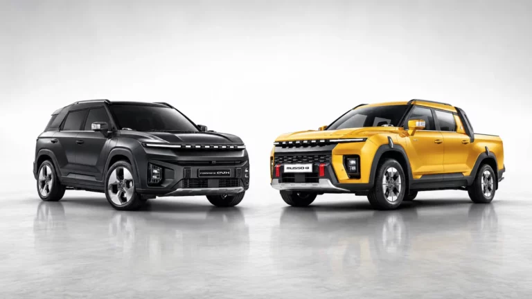 KGM Torres EVX electric SUV, now eligible for the UK Electric Car Grant, alongside the Musso EV electric pickup
