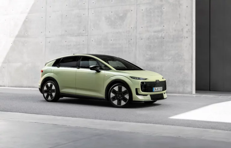 Audi A2 e-tron compact electric car, shown for its UK pricing and specification announcement